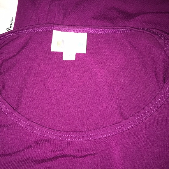 LuLaRoe XXS burgundy top 💕 - Picture 3 of 3
